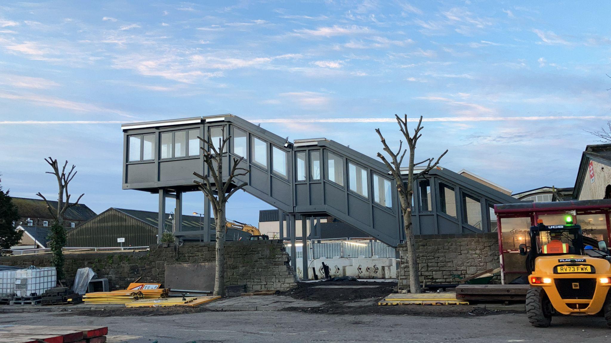 Platform Bridge. Llanelli Railway Station